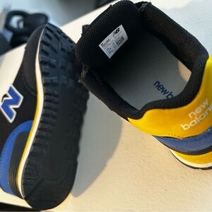 New Balance Kids Sneakers - Black, Yellow, and Blue